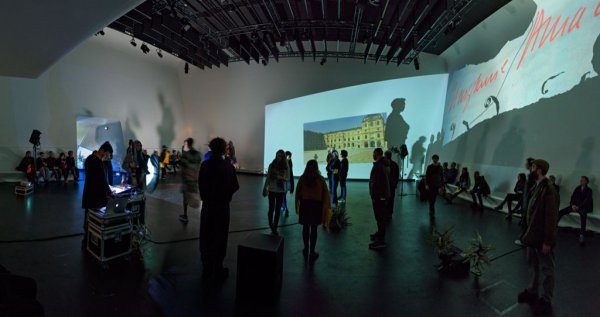 Auditorium installation at Stedelijk