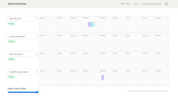 Spectral Quartet screenshot